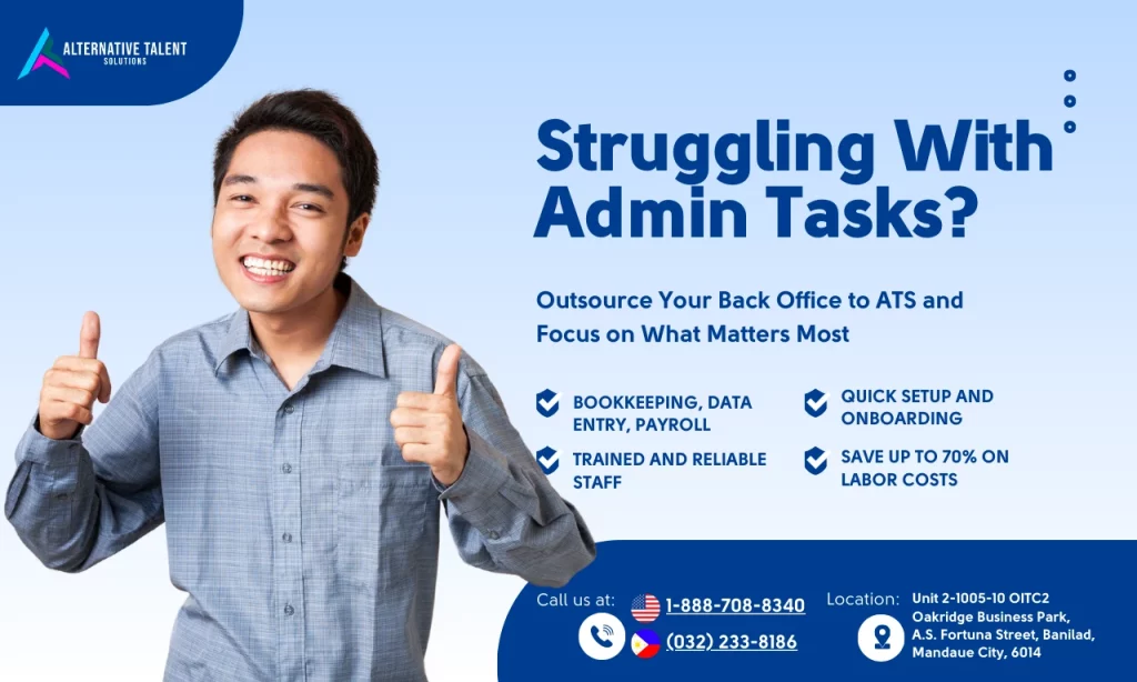 Struggling with Admin Tasks? ATS can help you.