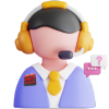 3D Customer Support icon